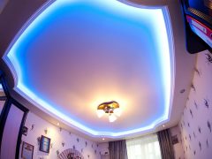 натяжной потолок с подсветкой своими руками