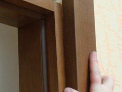 Установка наличников