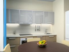 Дизайн кухни 8 кв. м в стиле минимализм