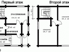 баня со вторым этажом