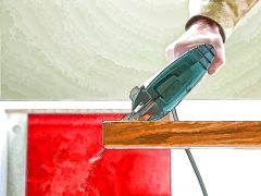 резка под углом к поврехности